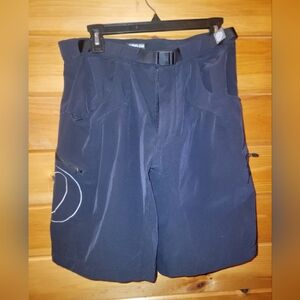 💰⏳️Pearl Izumi Preloved Black Cycling Shorts In VG Condition Size Medium
